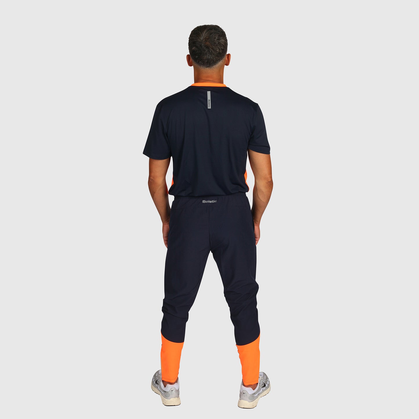 Tech Pants- Navy & Orange