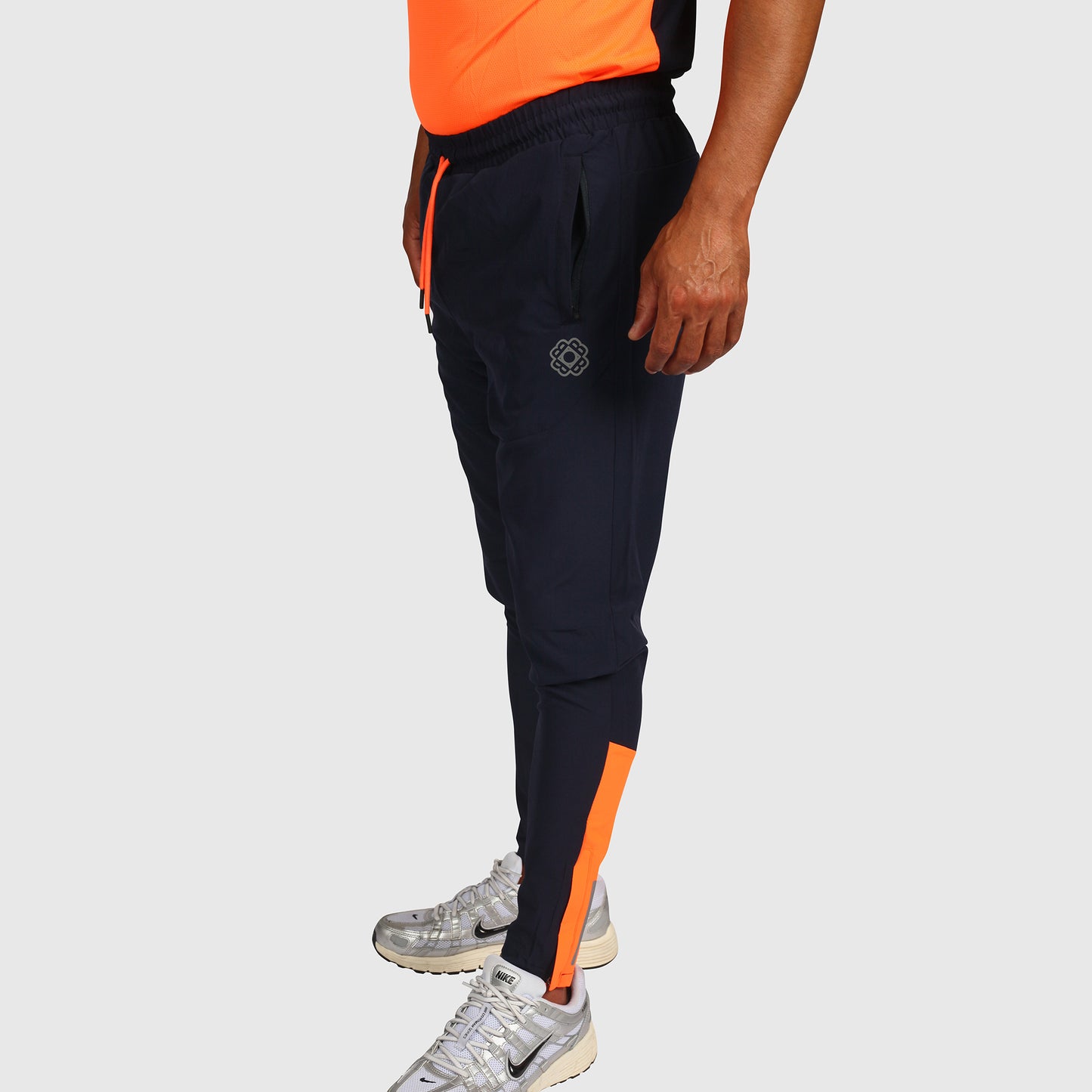 Tech Tracksuit- Navy & Orange