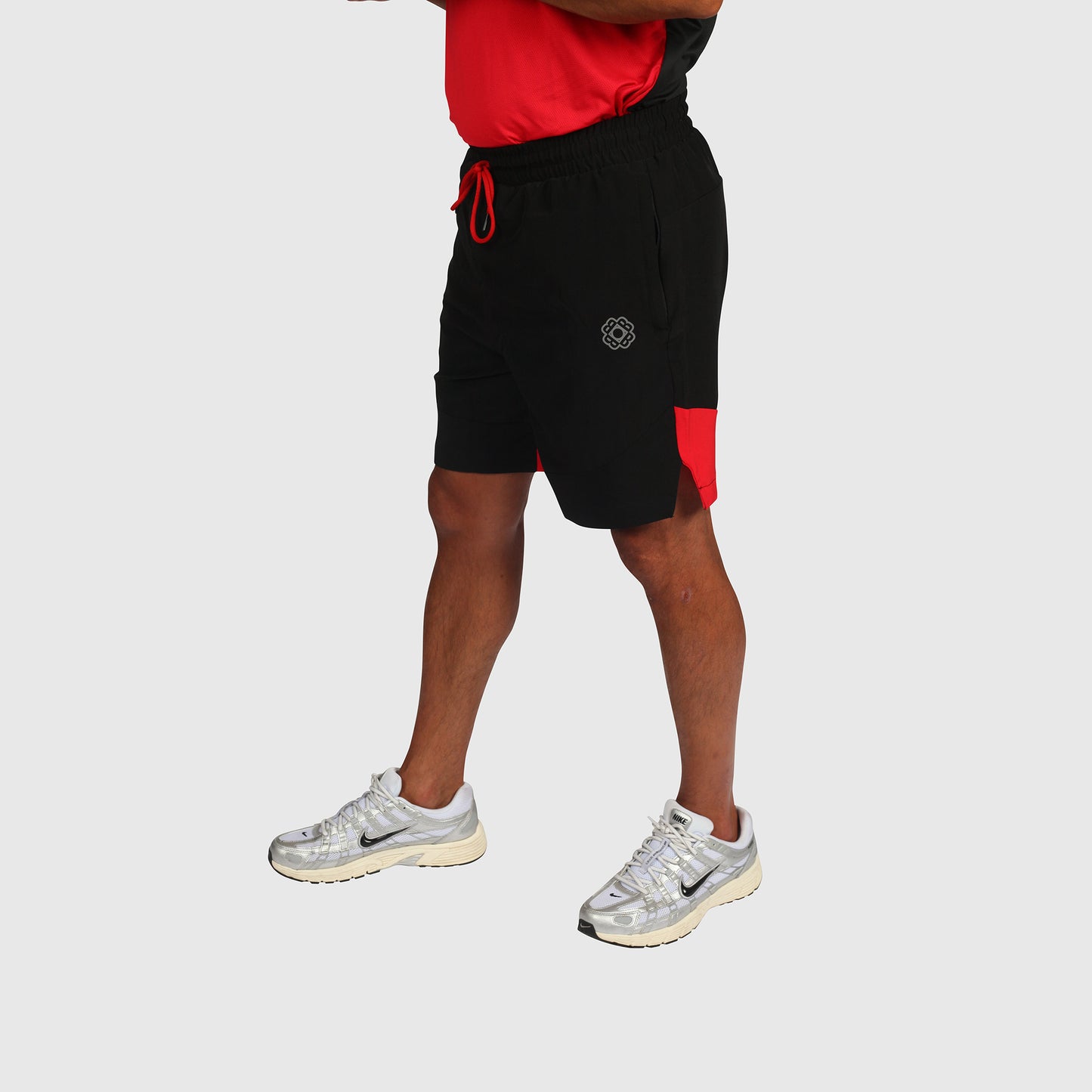 Tech Shorts- Black & Red