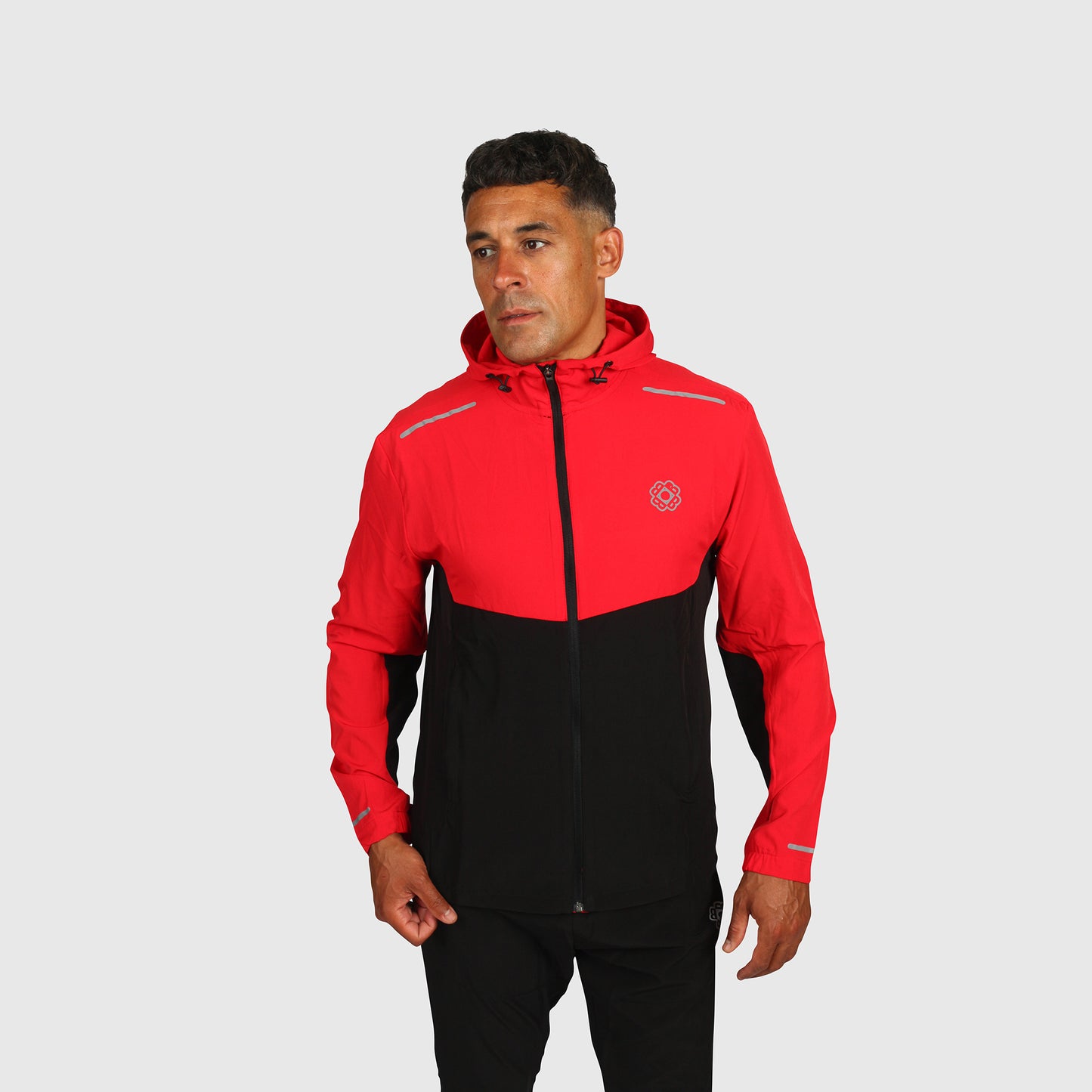 Tech Tracksuit-Black & Red