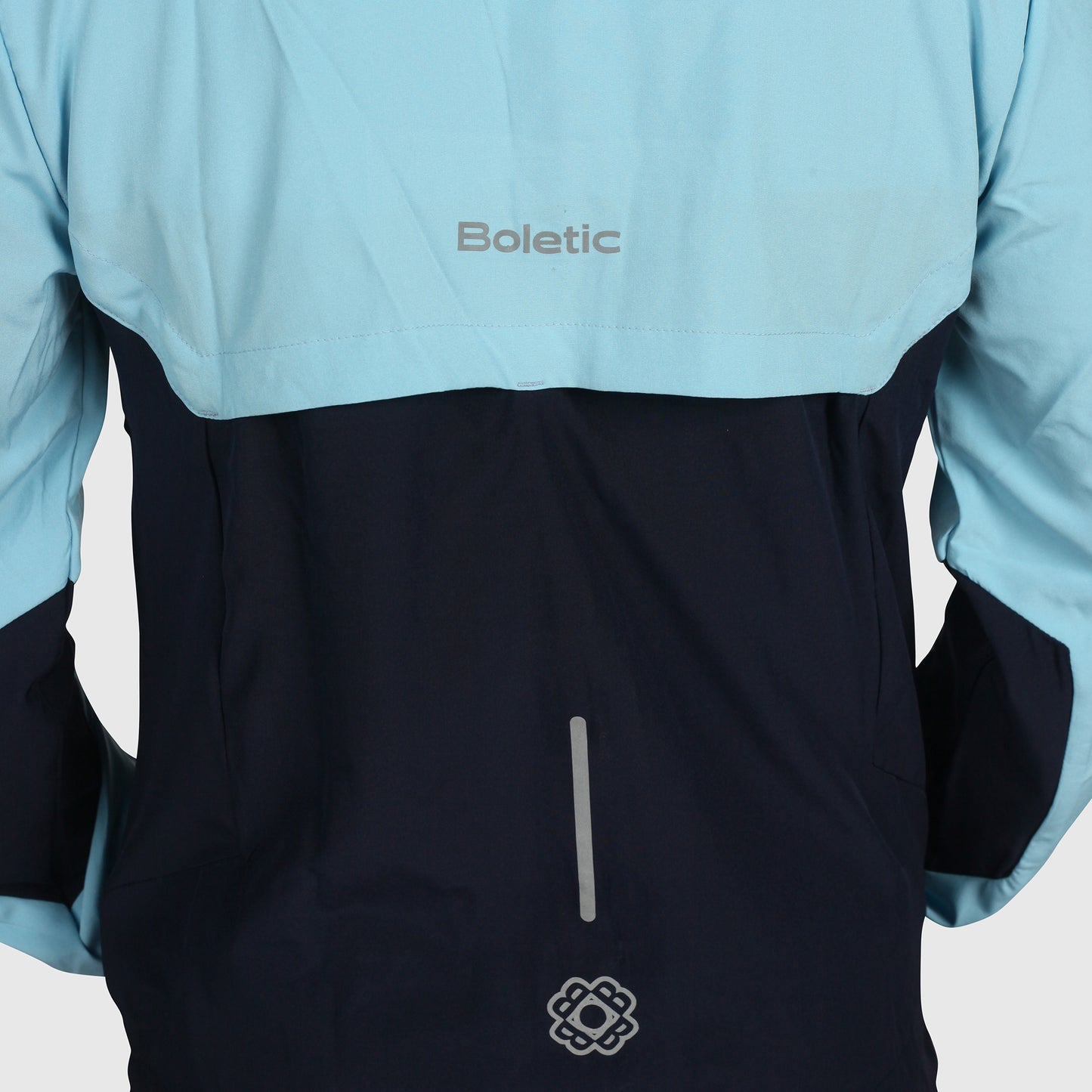 Tech Windbreaker- Sky Blue & Navy