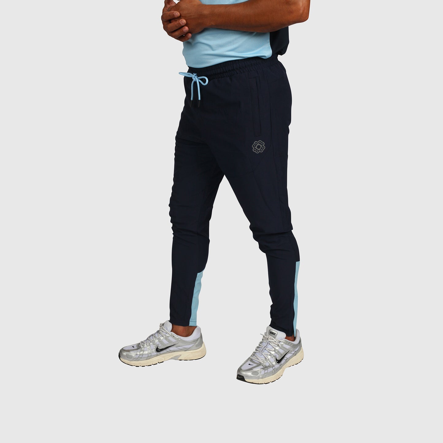 Tech Pants- Navy & Light Blue
