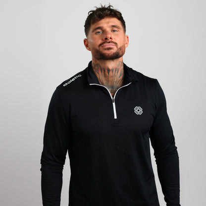 Men's Zukon Aerolite Quarter 1/4 Zip - Black