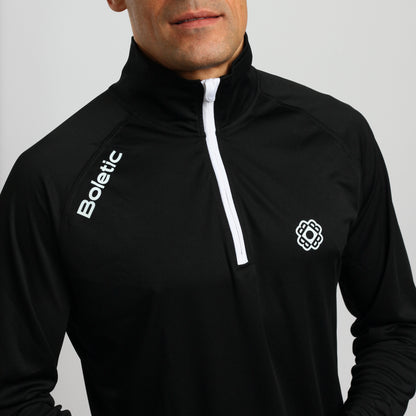 Men's Zukon Aerolite Quarter 1/4 Zip - Black