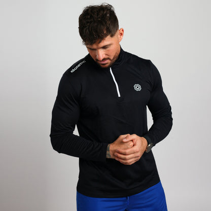 Men's Zukon Aerolite Quarter 1/4 Zip - Black