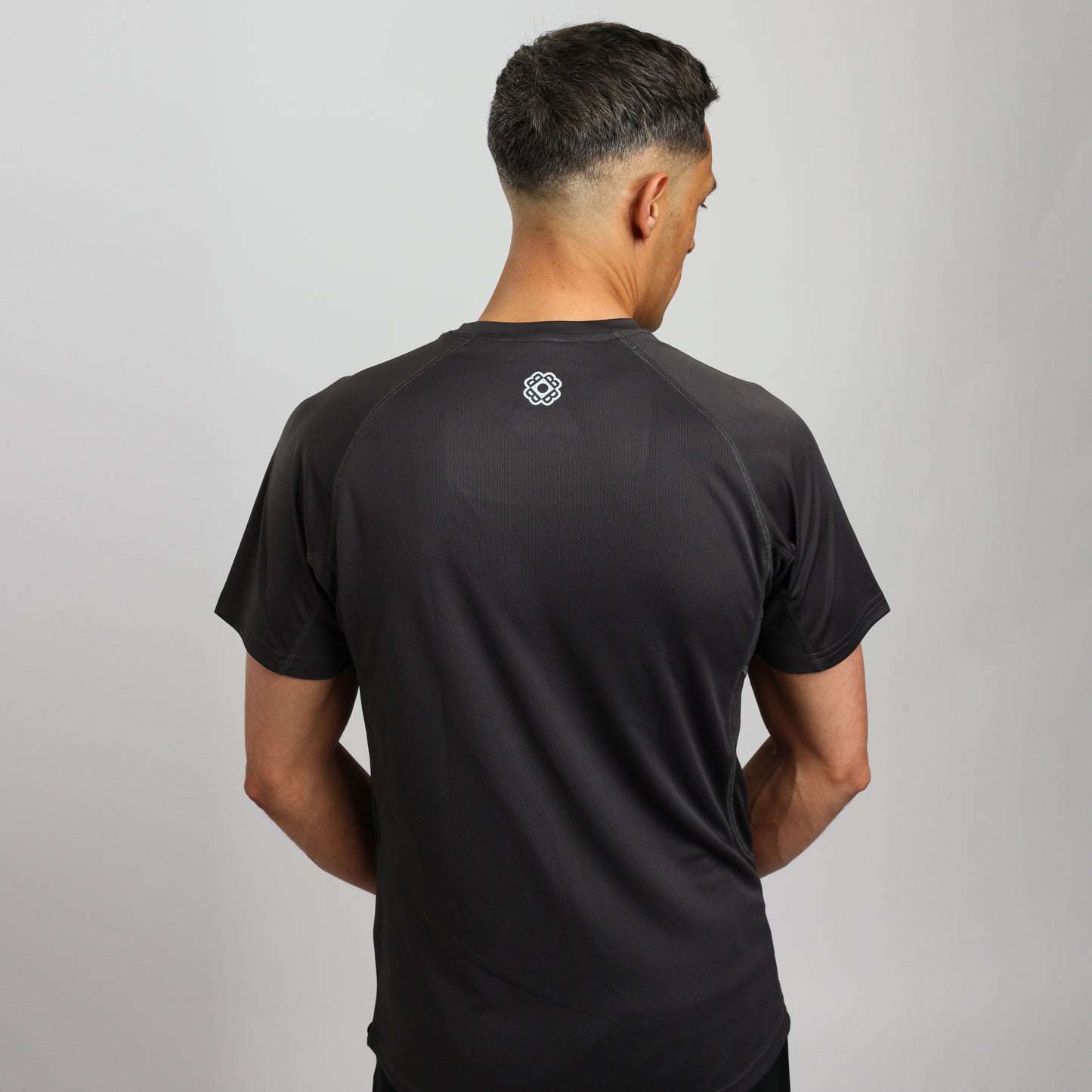 Men's Carvan Active Performance T-Shirt- Charcoal
