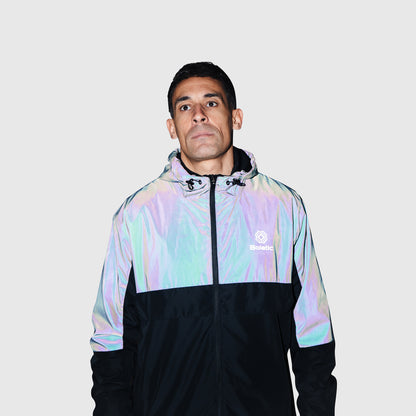 Men's FEAR Reflective Windbreaker- Black