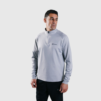 Men's Zukon Performance  Quarter 1/4 Zip- Grey