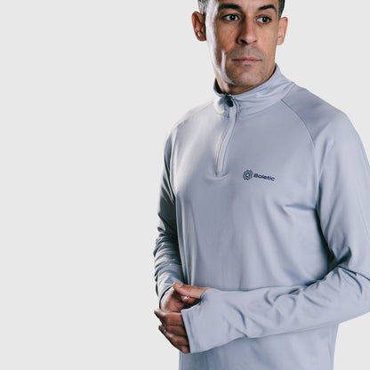 Men's Zukon Performance  Quarter 1/4 Zip- Grey