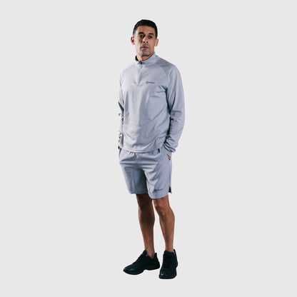 Men's Zukon Performance  Quarter 1/4 Zip- Grey