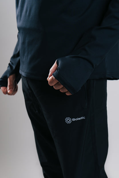 Men's Zukon Performance Quarter 1/4 Zip - Black