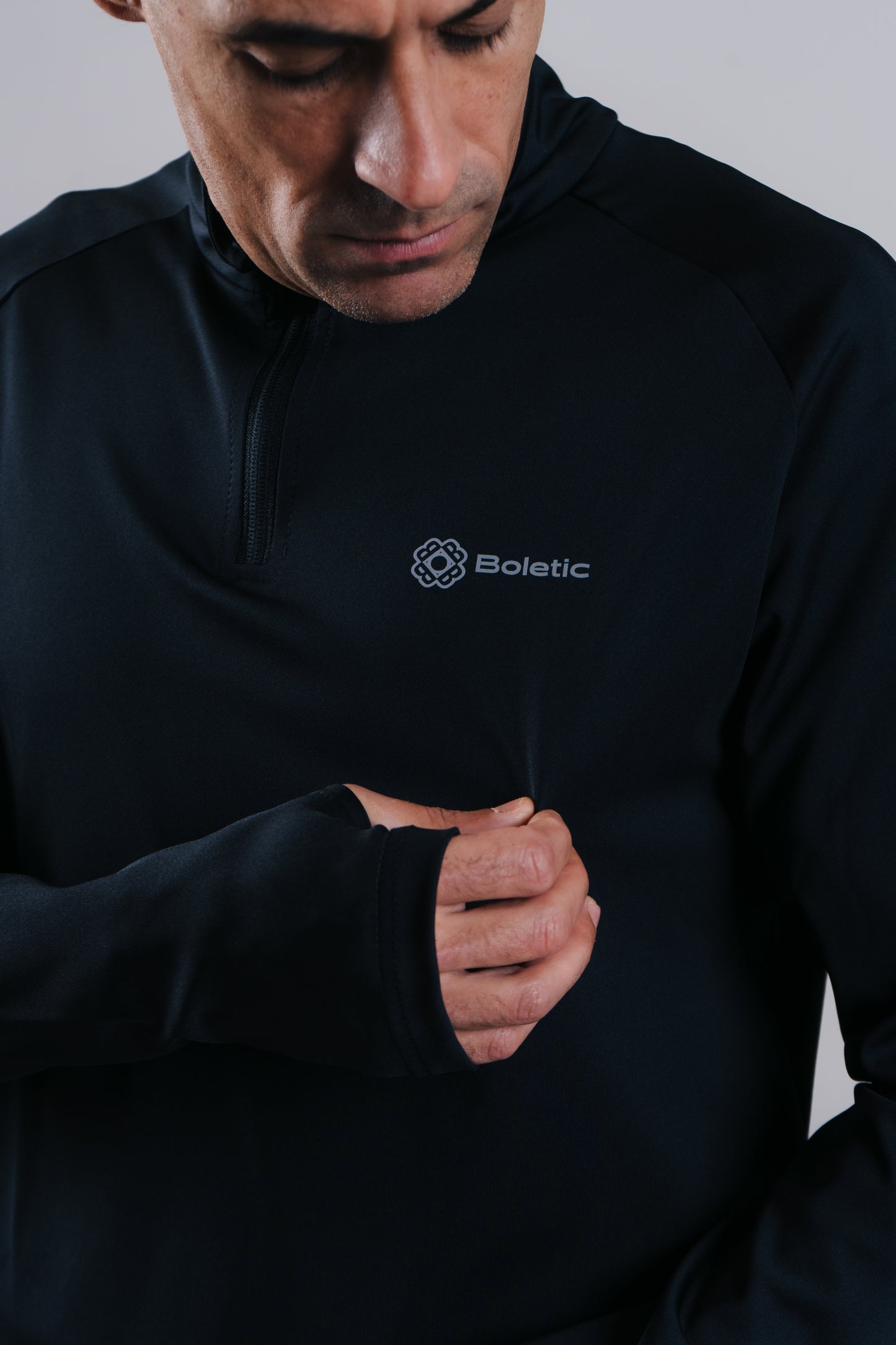 Men's Zukon Performance Quarter 1/4 Zip - Black