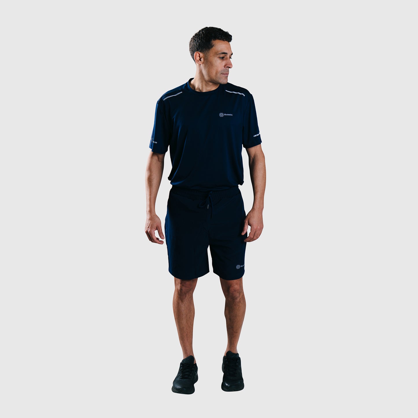 Hit Performance Technical T Shirt- Navy Blue