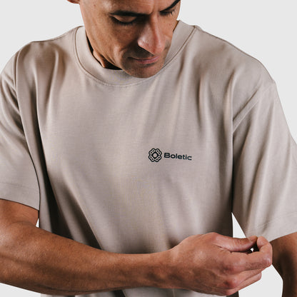 Men's Dene Chill Day T Shirt- Stone