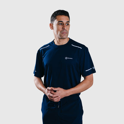 Hit Performance Technical T Shirt- Navy Blue