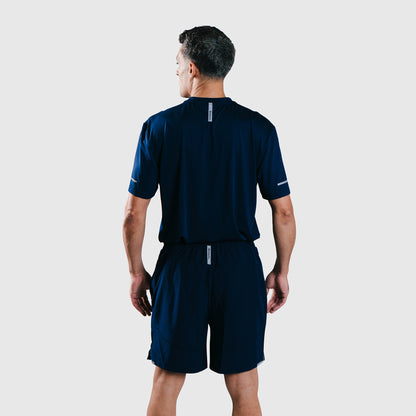 Hit Performance Technical T Shirt- Navy Blue