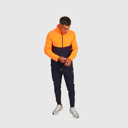 Tech Tracksuit- Navy & Orange