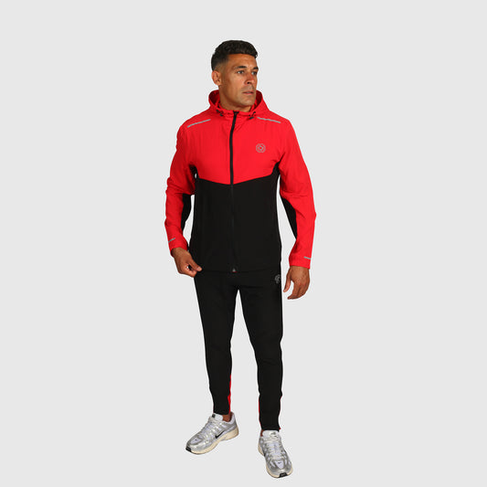 Tech Pants- Black & Red