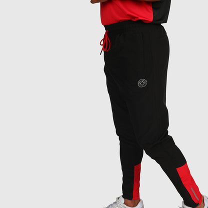 Tech Pants- Black & Red