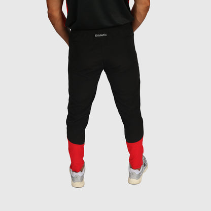 Tech Pants- Black & Red
