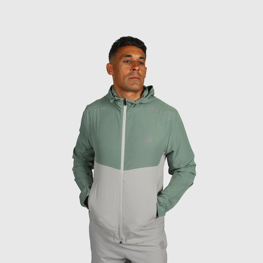 Tech Tracksuit- Grey & Teel